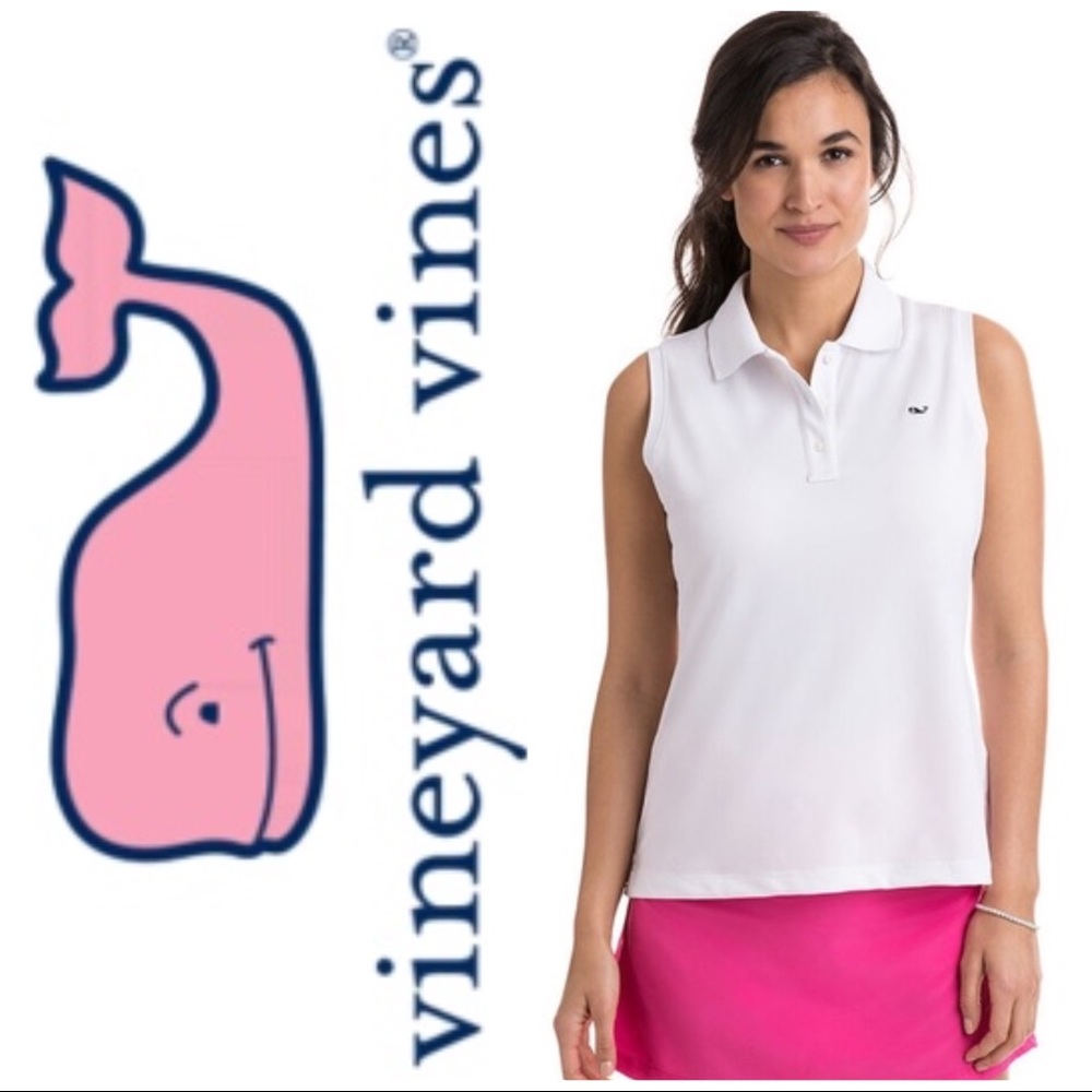 NWT Vineyard Vines Pique Polo Sleeveless Tank